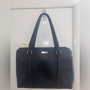 Kate Spade Newbury Lane Miles Black Saffiano Leather Shoulder Bag.
